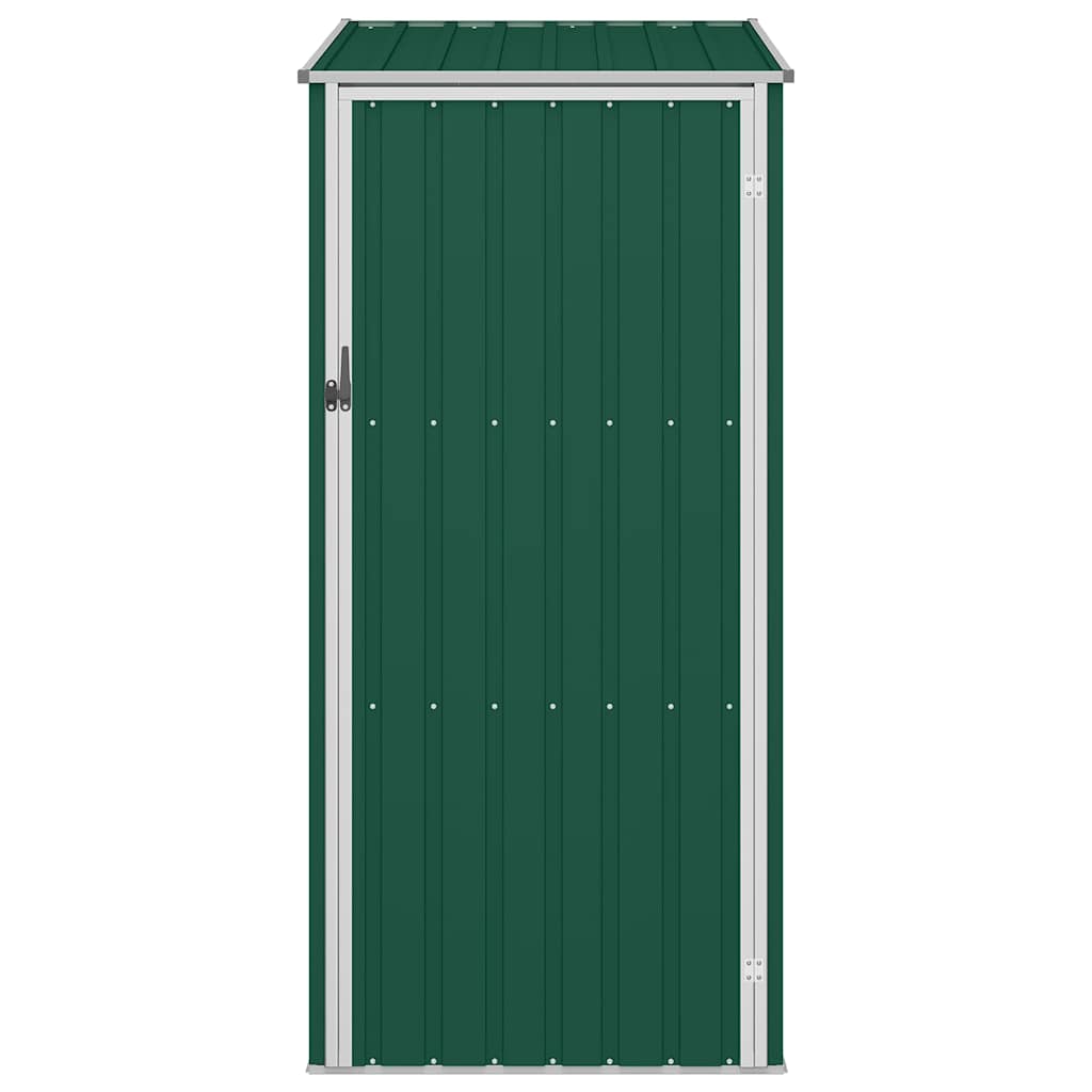46289 vidaXL Garden Shed Green 87x98x159 cm Galvanised Steel