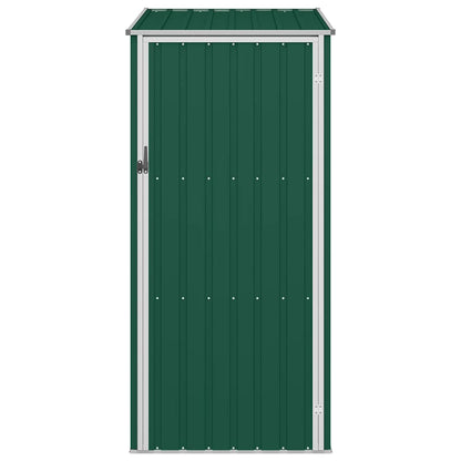 46289 vidaXL Garden Shed Green 87x98x159 cm Galvanised Steel