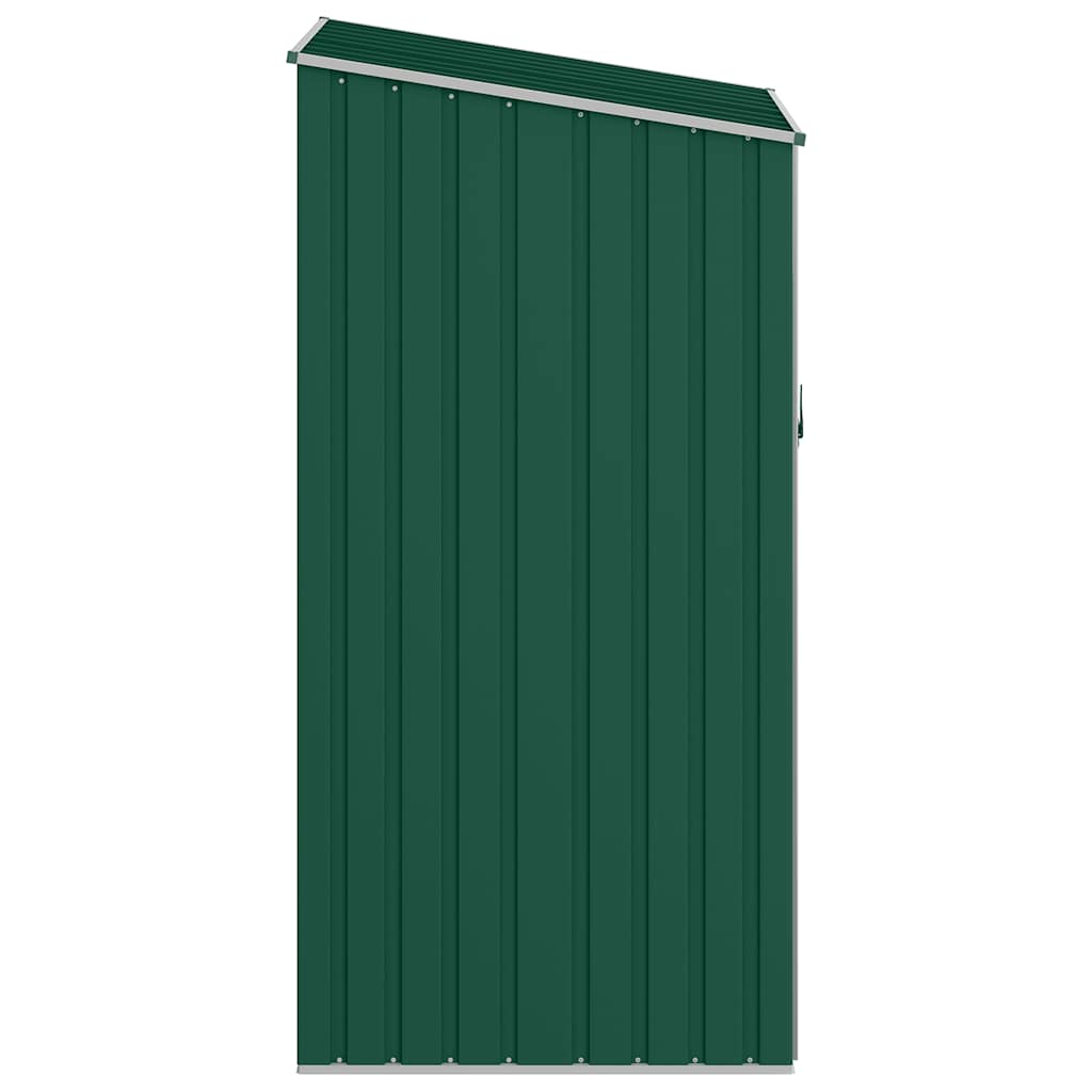 46289 vidaXL Garden Shed Green 87x98x159 cm Galvanised Steel