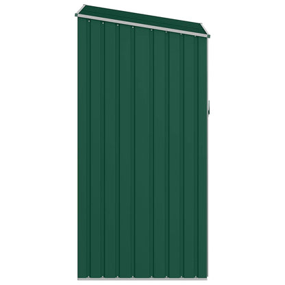 46289 vidaXL Garden Shed Green 87x98x159 cm Galvanised Steel