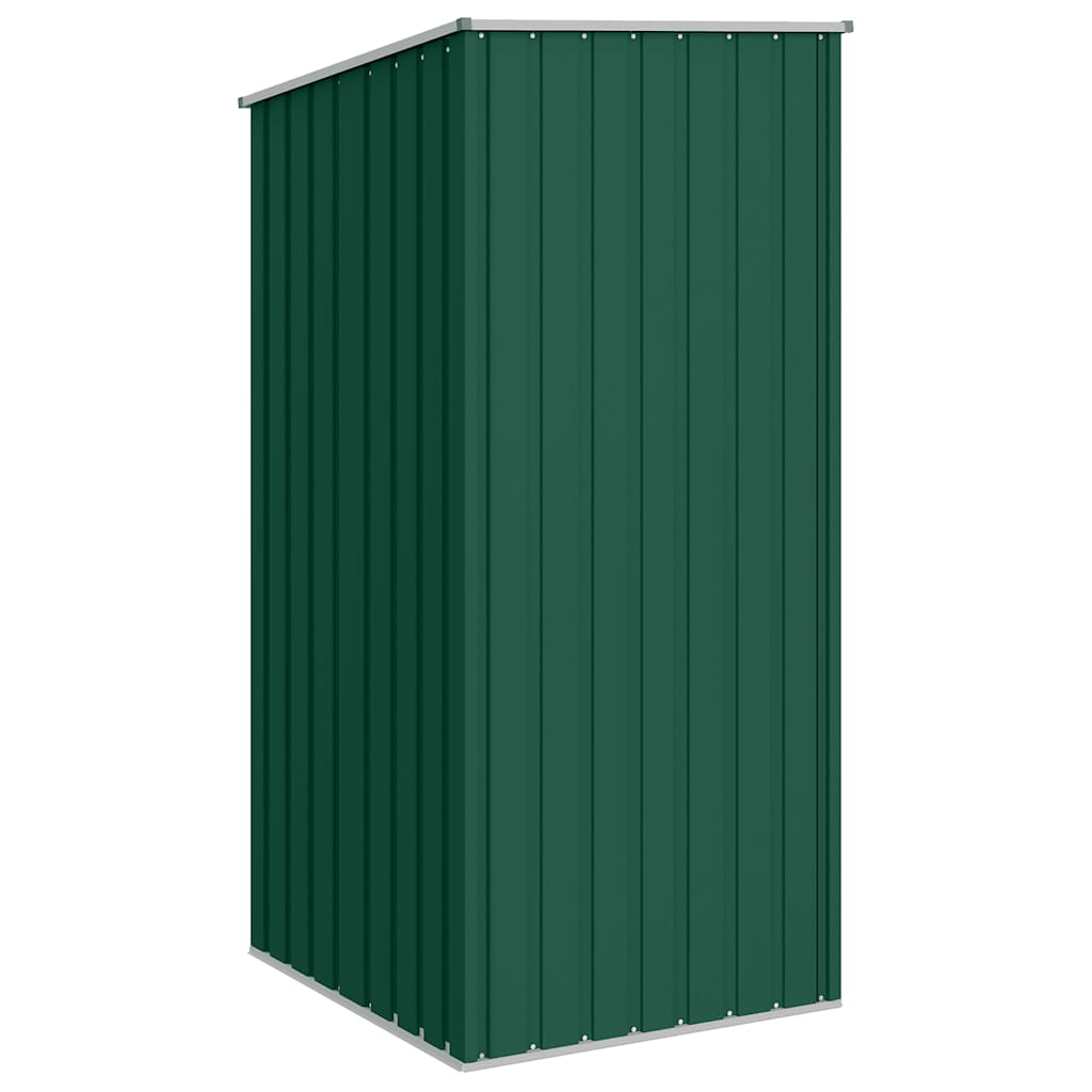 46289 vidaXL Garden Shed Green 87x98x159 cm Galvanised Steel
