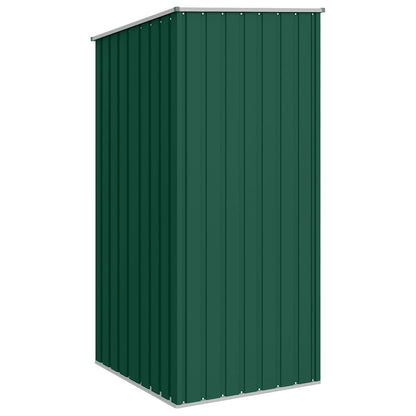 46289 vidaXL Garden Shed Green 87x98x159 cm Galvanised Steel