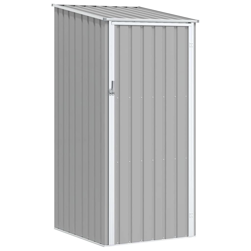 vidaXL Garden Shed | Grey | Galvanised Steel | 87x98x159 cm | Garden Shed