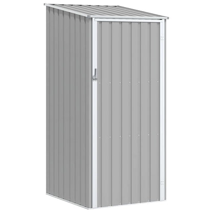 vidaXL Garden Shed | Grey | Galvanised Steel | 87x98x159 cm | Garden Shed