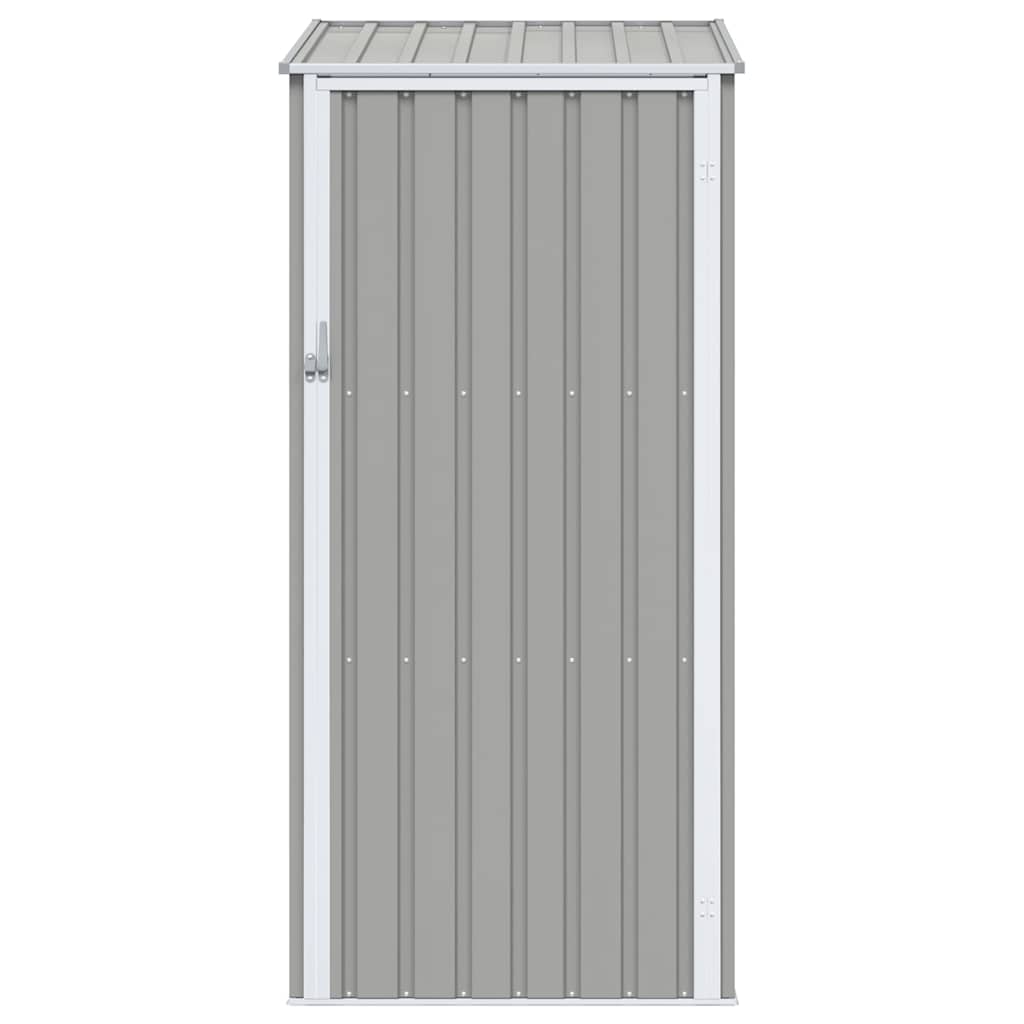 vidaXL Garden Shed | Grey | Galvanised Steel | 87x98x159 cm | Garden Shed