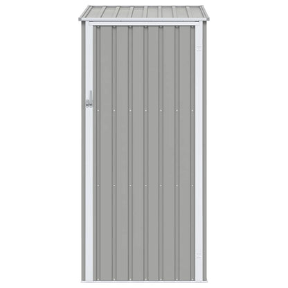 vidaXL Garden Shed | Grey | Galvanised Steel | 87x98x159 cm | Garden Shed