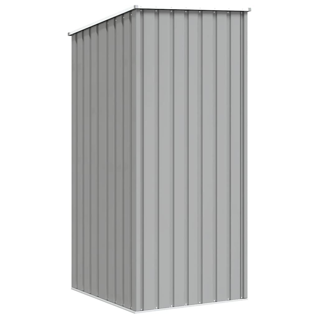 vidaXL Garden Shed | Grey | Galvanised Steel | 87x98x159 cm | Garden Shed