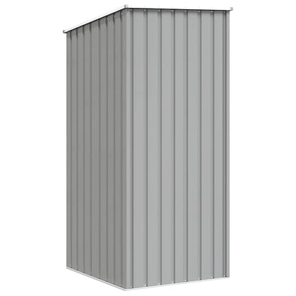 vidaXL Garden Shed | Grey | Galvanised Steel | 87x98x159 cm | Garden Shed