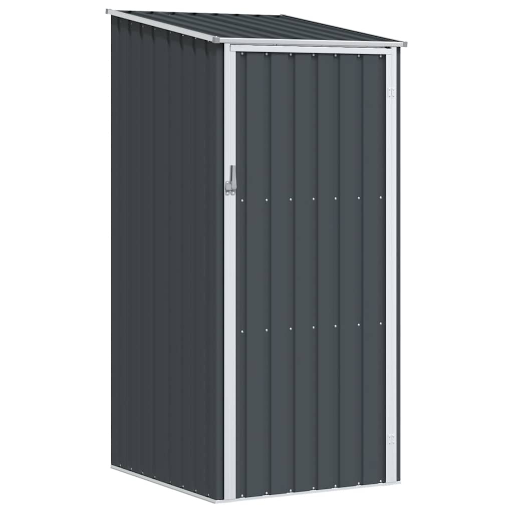 46291 vidaXL Garden Shed Anthracite 87x98x159 cm Galvanised Steel