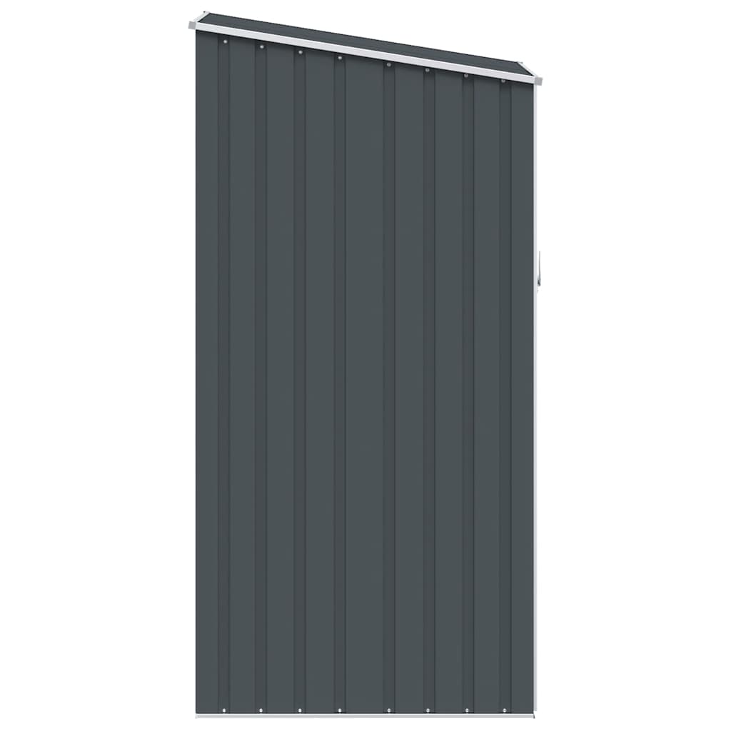 46291 vidaXL Garden Shed Anthracite 87x98x159 cm Galvanised Steel