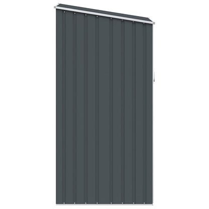 46291 vidaXL Garden Shed Anthracite 87x98x159 cm Galvanised Steel