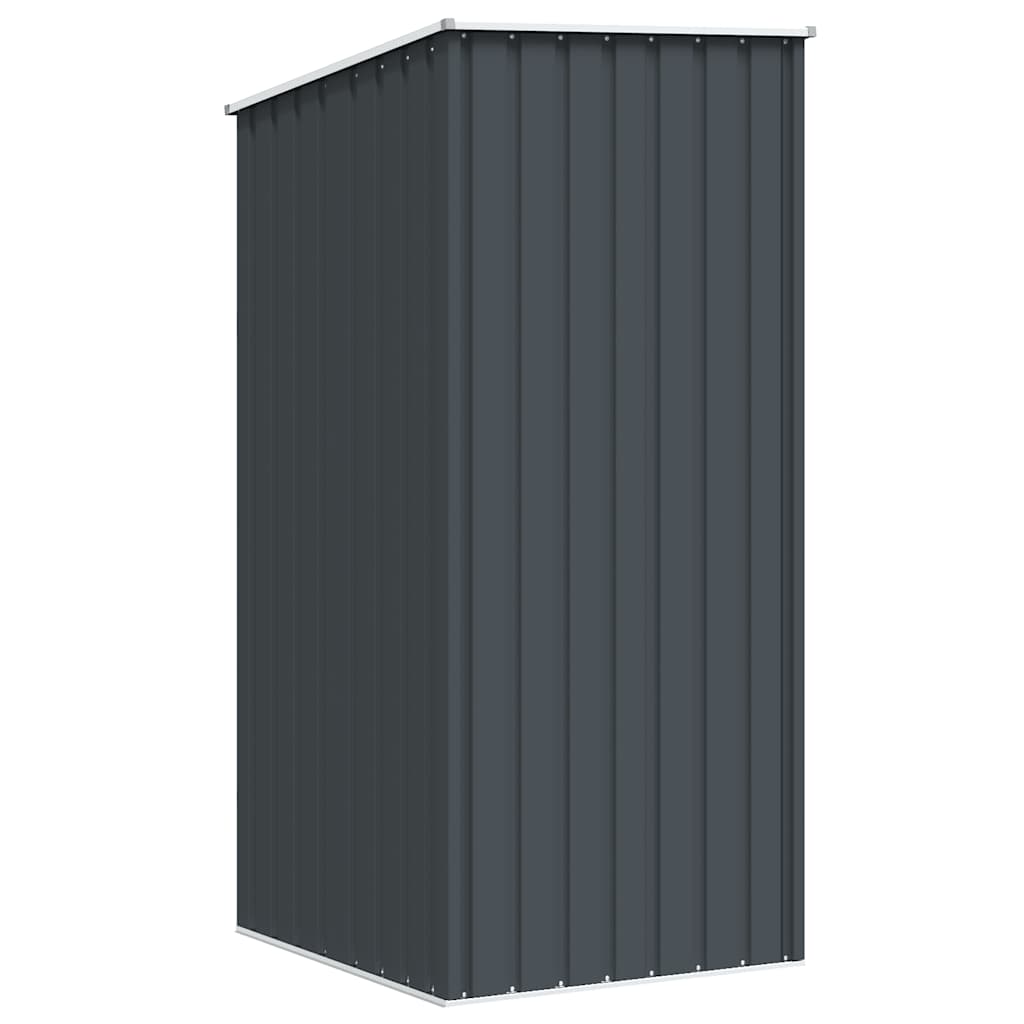 46291 vidaXL Garden Shed Anthracite 87x98x159 cm Galvanised Steel