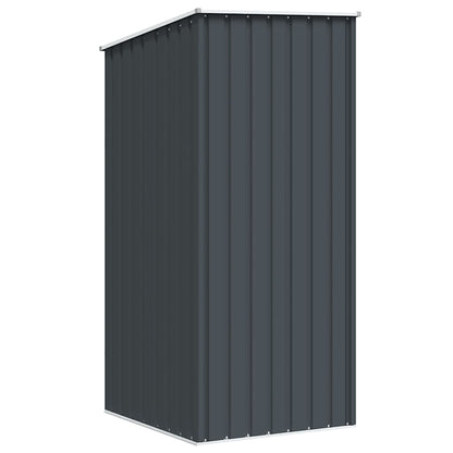 46291 vidaXL Garden Shed Anthracite 87x98x159 cm Galvanised Steel