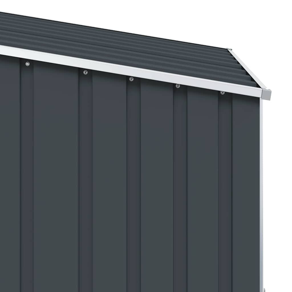 46291 vidaXL Garden Shed Anthracite 87x98x159 cm Galvanised Steel