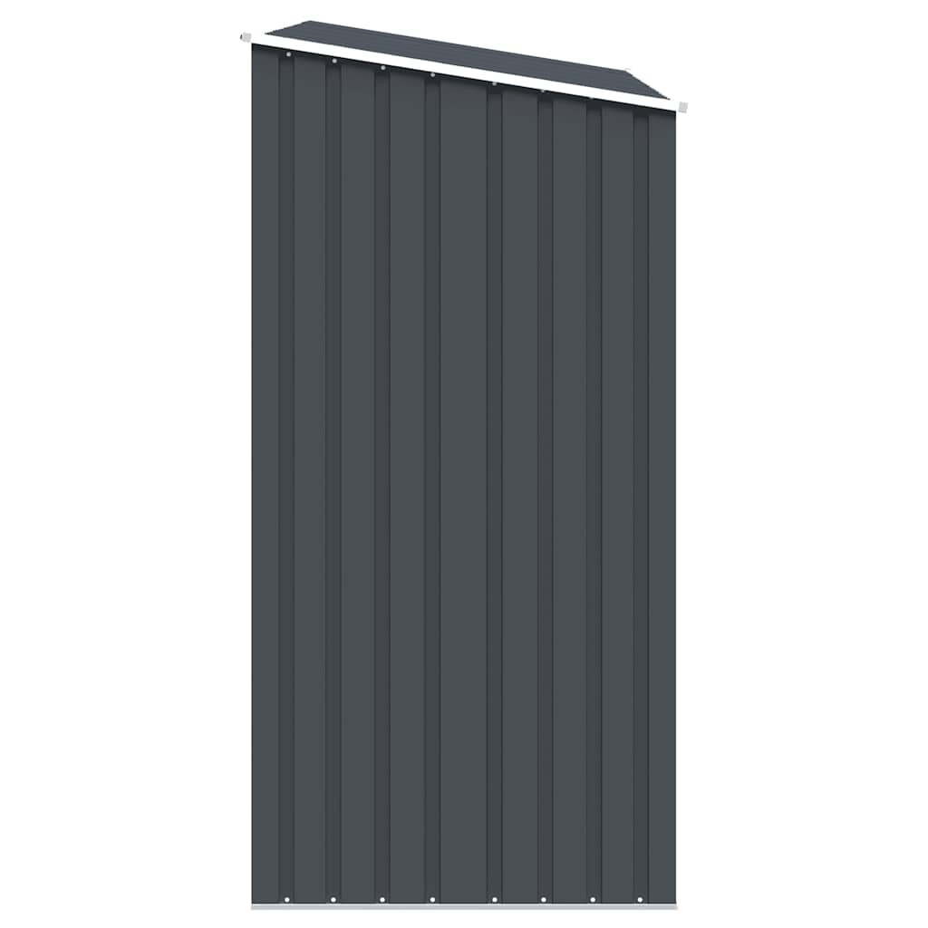 vidaXL Garden Shed | Anthracite | Galvanised Steel | Medium | Garden Shed