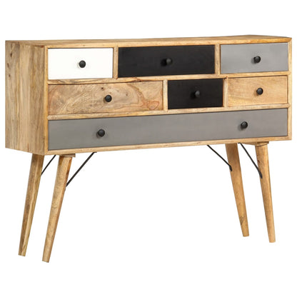 285822 vidaXL Sideboard 110x30x82 cm Solid Mango Wood