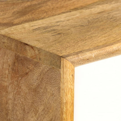 285822 vidaXL Sideboard 110x30x82 cm Solid Mango Wood