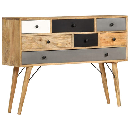 285822 vidaXL Sideboard 110x30x82 cm Solid Mango Wood