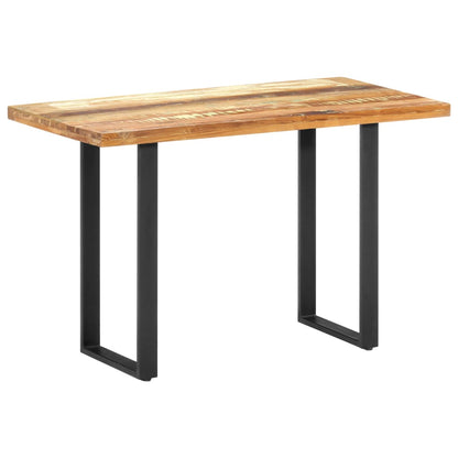 vidaXL Dining Table 120x60x76 cm Solid Reclaimed Wood