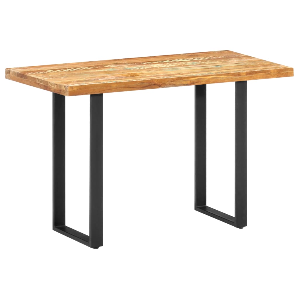 vidaXL Dining Table 120x60x76 cm Solid Reclaimed Wood