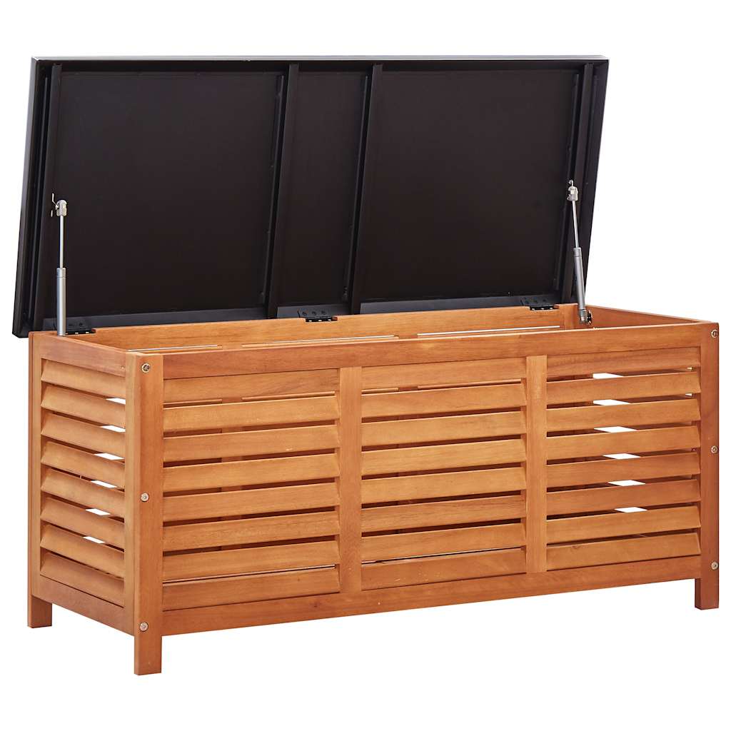 vidaXL Storage Box | Natural wood, Black