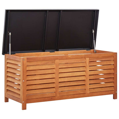 vidaXL Storage Box | Natural wood, Black