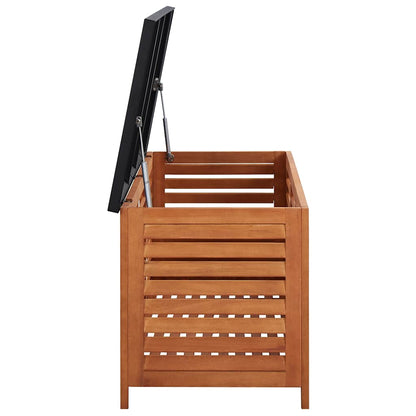 vidaXL Storage Box | Natural wood, Black