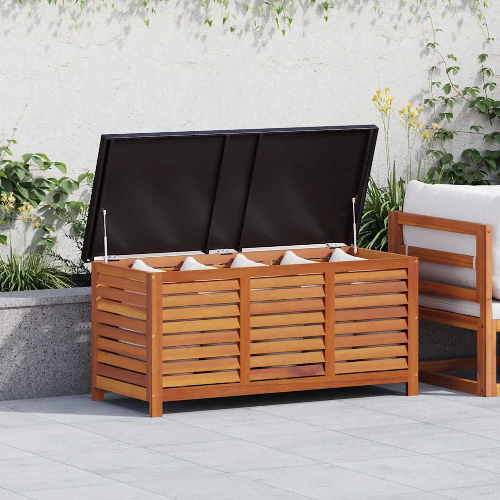 vidaXL Storage Box | Natural wood, Black