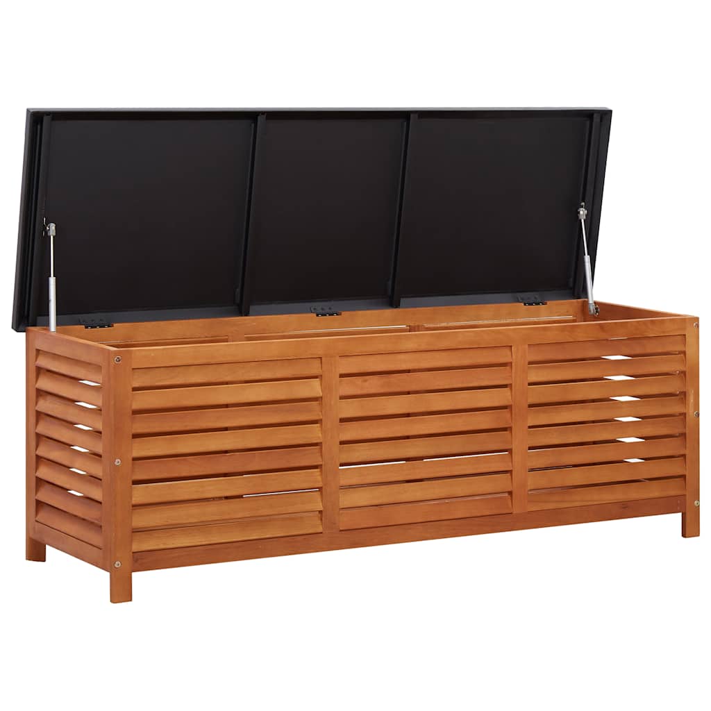 vidaXL Garden Storage Box 150x50x55 cm Solid Eucalyptus Wood