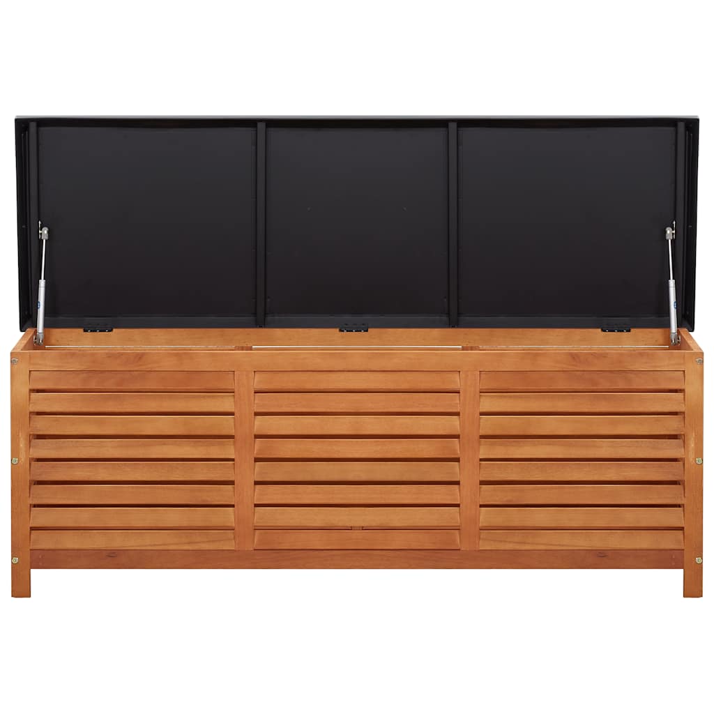 vidaXL Garden Storage Box 150x50x55 cm Solid Eucalyptus Wood