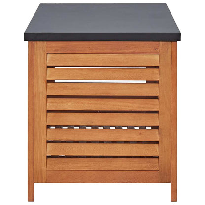 vidaXL Garden Storage Box 150x50x55 cm Solid Eucalyptus Wood