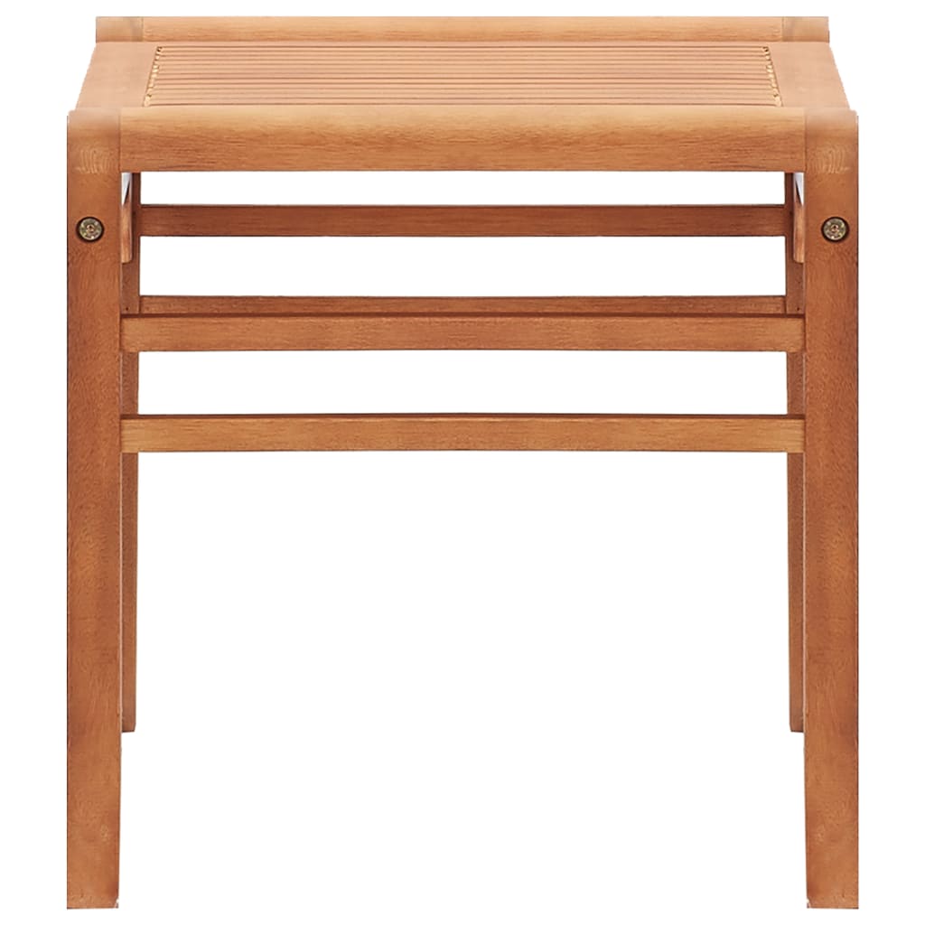 vidaXL Bench | Natural Wood | Solid eucalyptus wood | 64 cm | Durable | Bench