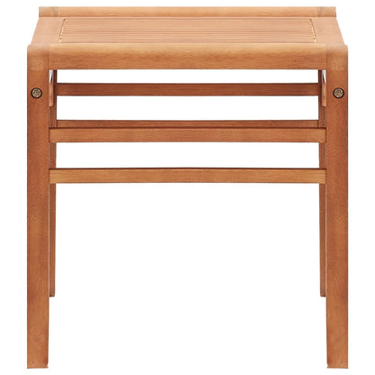 vidaXL Bench | Natural Wood | Solid eucalyptus wood | 64 cm | Durable | Bench