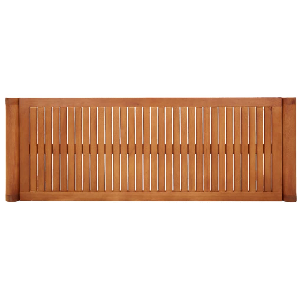 vidaXL 2-Seater Garden Bench 120 cm  Solid Eucalyptus Wood