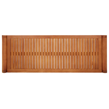 vidaXL 2-Seater Garden Bench 120 cm  Solid Eucalyptus Wood
