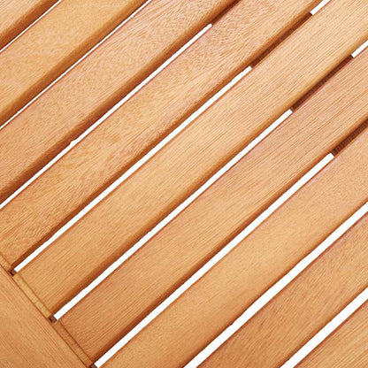 vidaXL 2-Seater Garden Bench 120 cm Solid Eucalyptus Wood