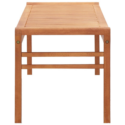 vidaXL Bench | Natural | Solid eucalyptus wood | 150 cm |  Durable  | Bench