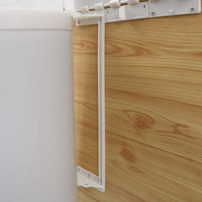 51173 vidaXL Kitchen Built-in Dust Bin Plastic 8 L