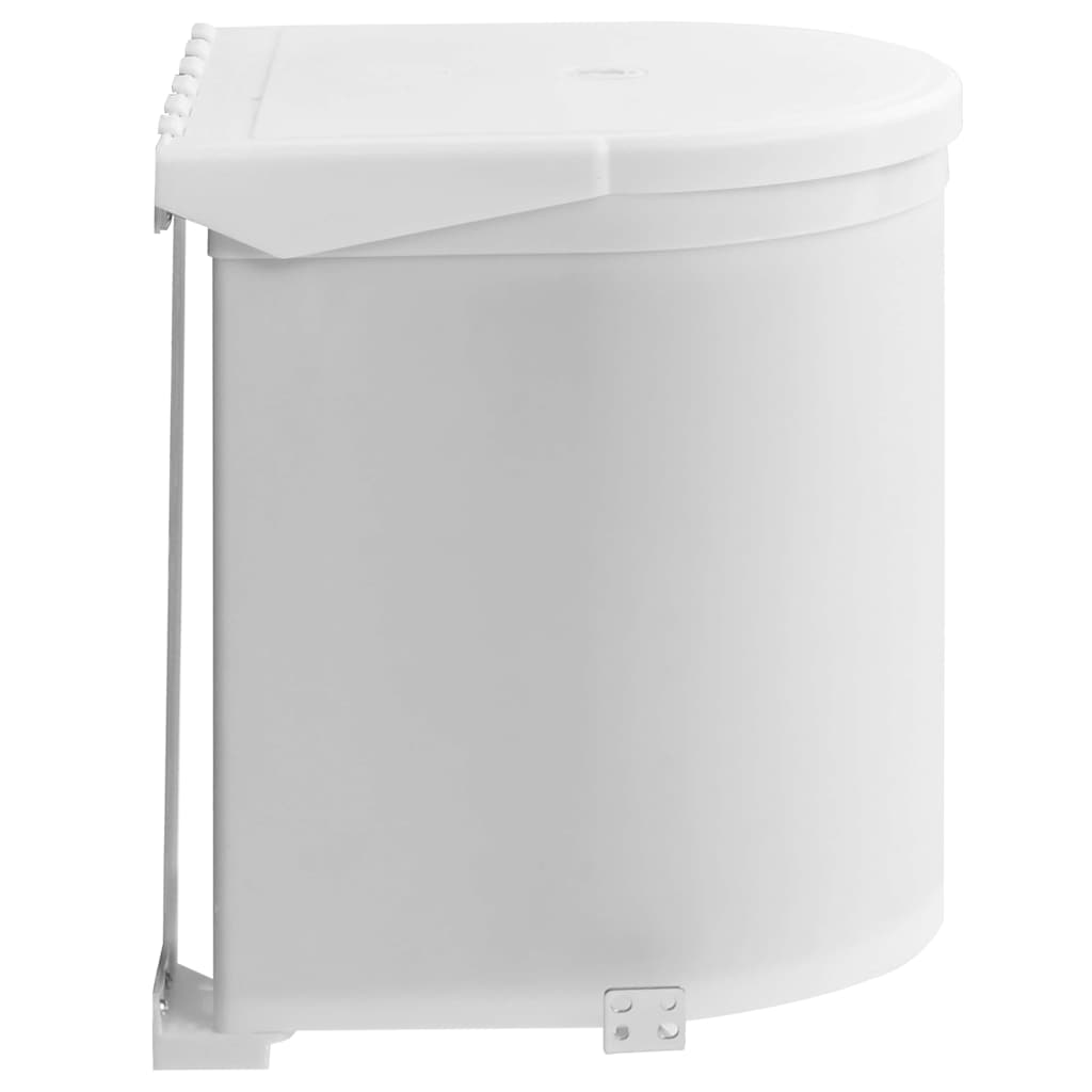 51174 vidaXL Kitchen Built-in Dust Bin Plastic 12 L