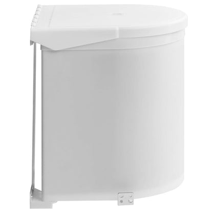 51174 vidaXL Kitchen Built-in Dust Bin Plastic 12 L