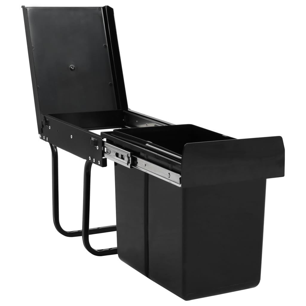 vidaXL Kitchen Cupboard Pull-out Dustbin Soft-Close 20 L