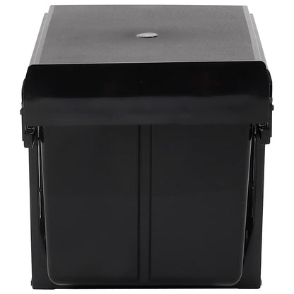 51179 vidaXL Kitchen Cupboard Pull-out Dustbin Soft-Close 36 L