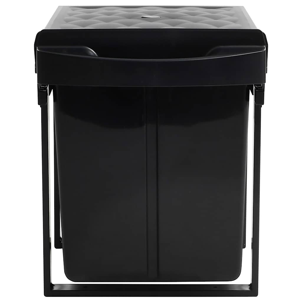 51181 vidaXL Kitchen Cupboard Pull-out Dustbin Soft-Close 48 L