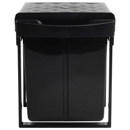 51181 vidaXL Kitchen Cupboard Pull-out Dustbin Soft-Close 48 L