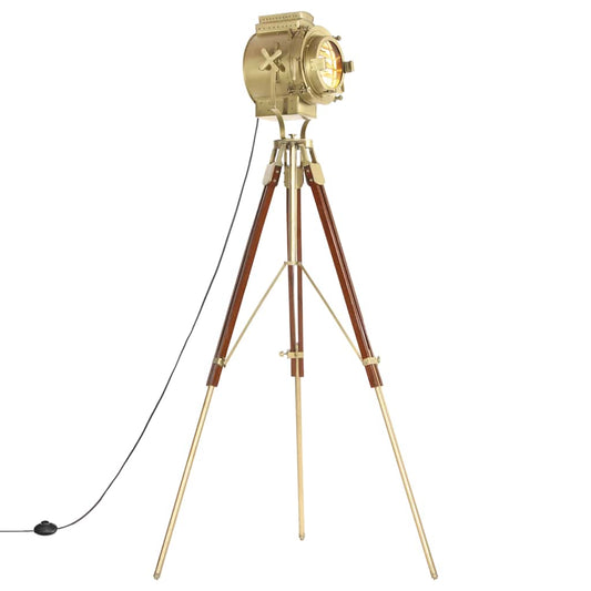 vidaXL Tripod Floor Lamp Solid Mango Wood 193 cm