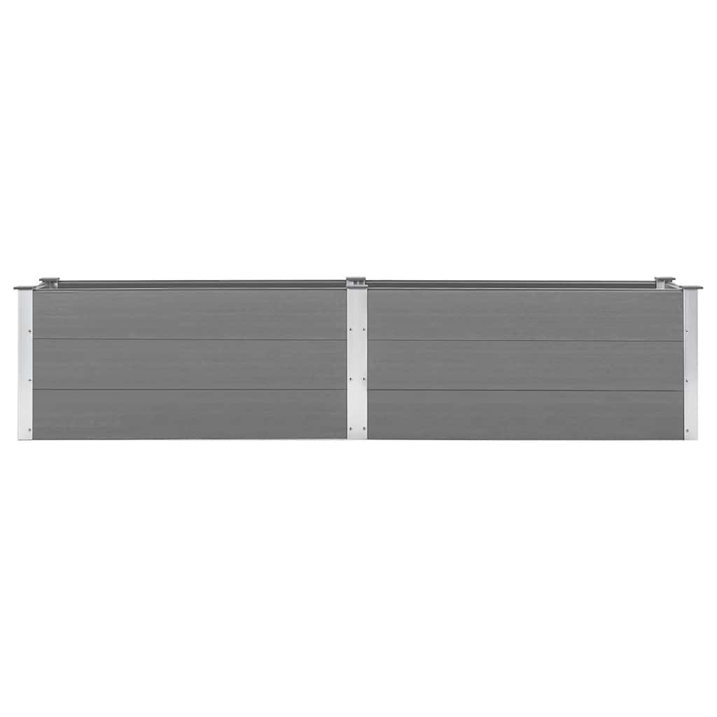 vidaXL Garden Raised Bed 250x50x54 cm WPC Grey