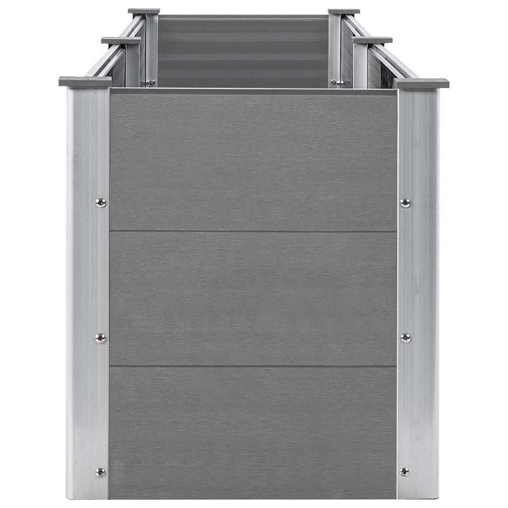 vidaXL Garden Raised Bed 250x50x54 cm WPC Grey