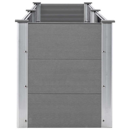 vidaXL Garden Raised Bed 250x50x54 cm WPC Grey