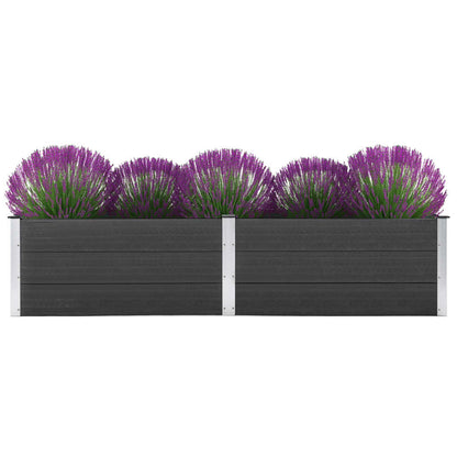 vidaXL Garden Raised Bed 250x100x54 cm WPC Grey