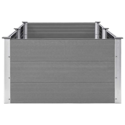 vidaXL Garden Raised Bed 250x100x54 cm WPC Grey